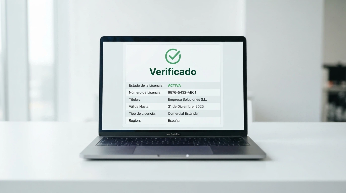 Pantalla del registro público de ordenacionjuego.es con el sello de la DGOJ y la ficha de un operador autorizado